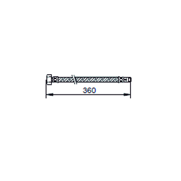 TRES 9134806 FLEXO CONNEXIO ROSCA 10x100